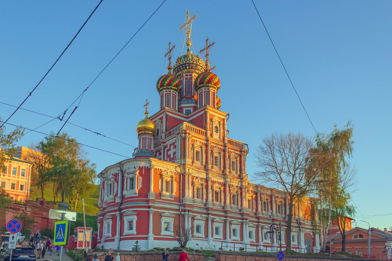 Рождественская Строгановская церковь в Нижнем Новгороде