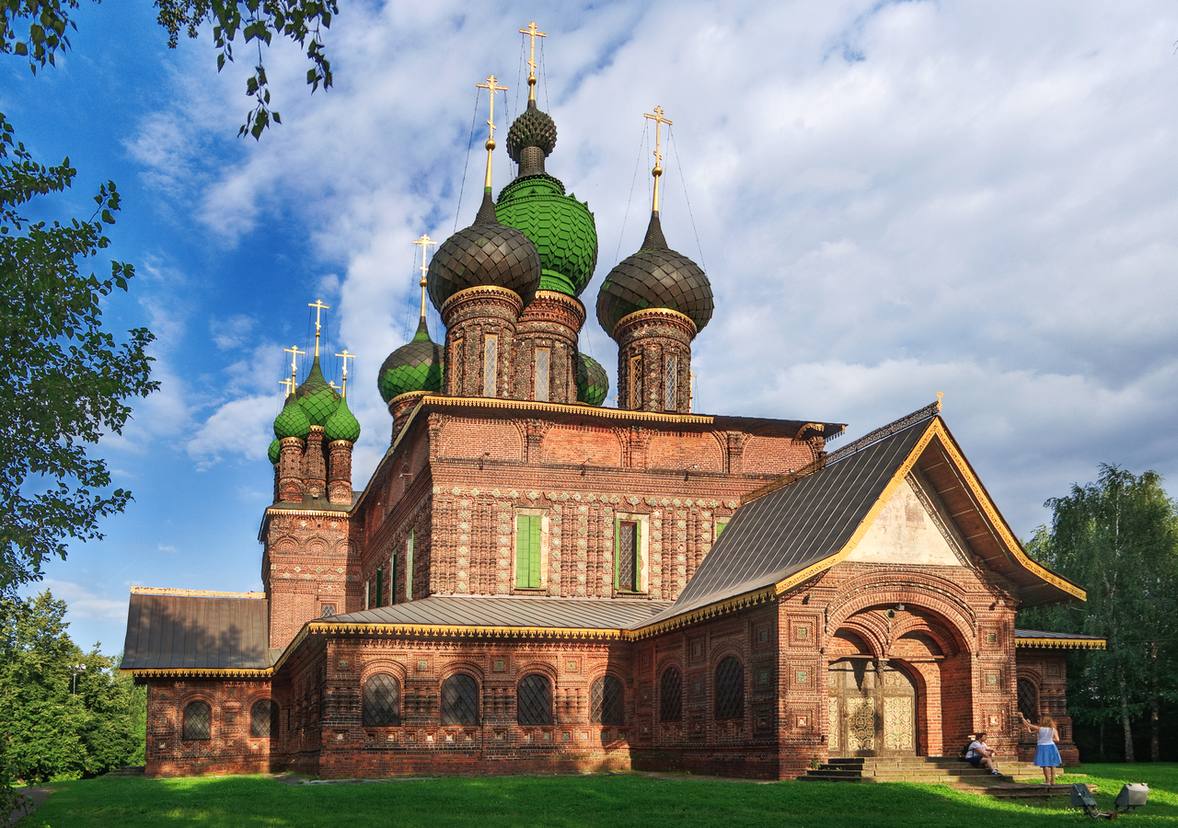 Пятнадцатиглавая церковь Иоанна Предтечи в Толчкове, Ярославль